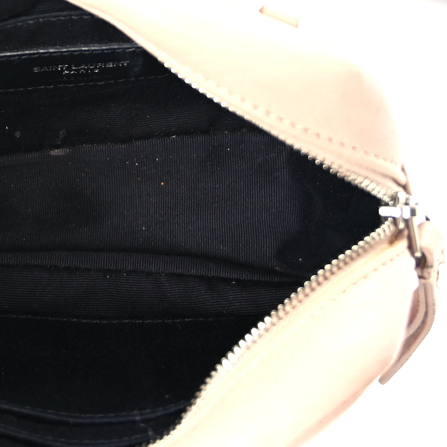 Saint Laurent Lambskin Monogram Lou Camera Belt Bag  Marble Pink 4 of 8