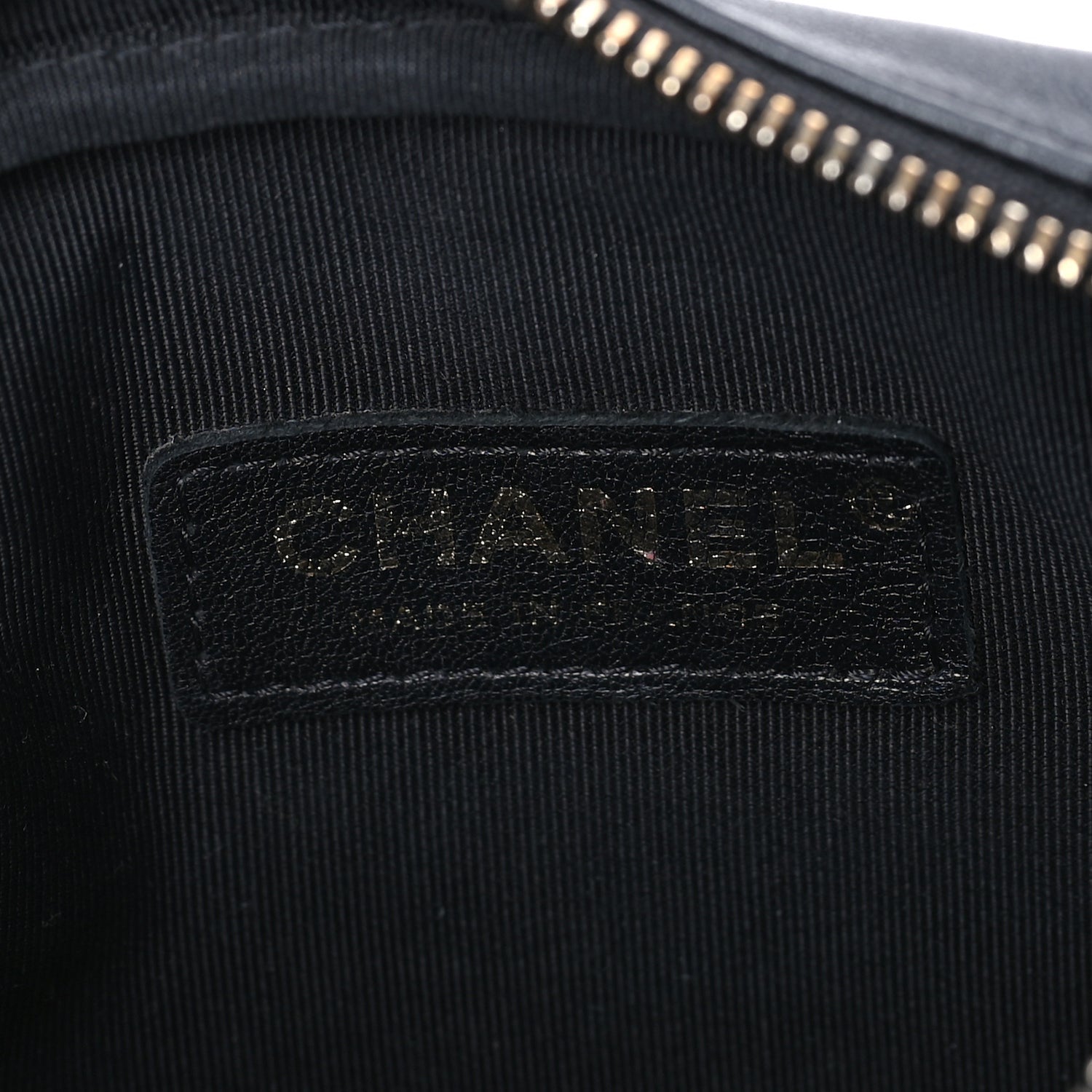 Chanel Lambskin Quilted Small Buckle Camera Case Bag  Black 5 of 7