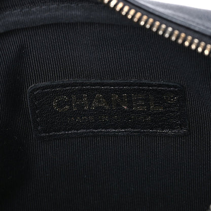 Chanel Lambskin Quilted Small Buckle Camera Case Bag  Black 5 of 7