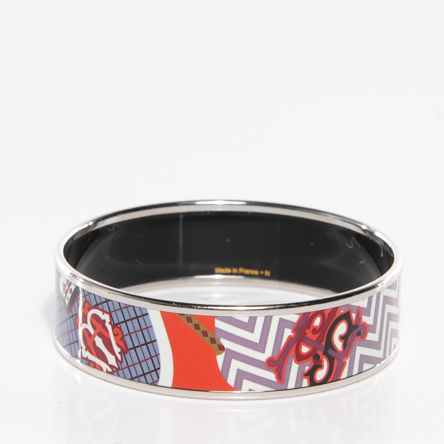 Enamel Printed Wide Pour Sortir Bracelet 62