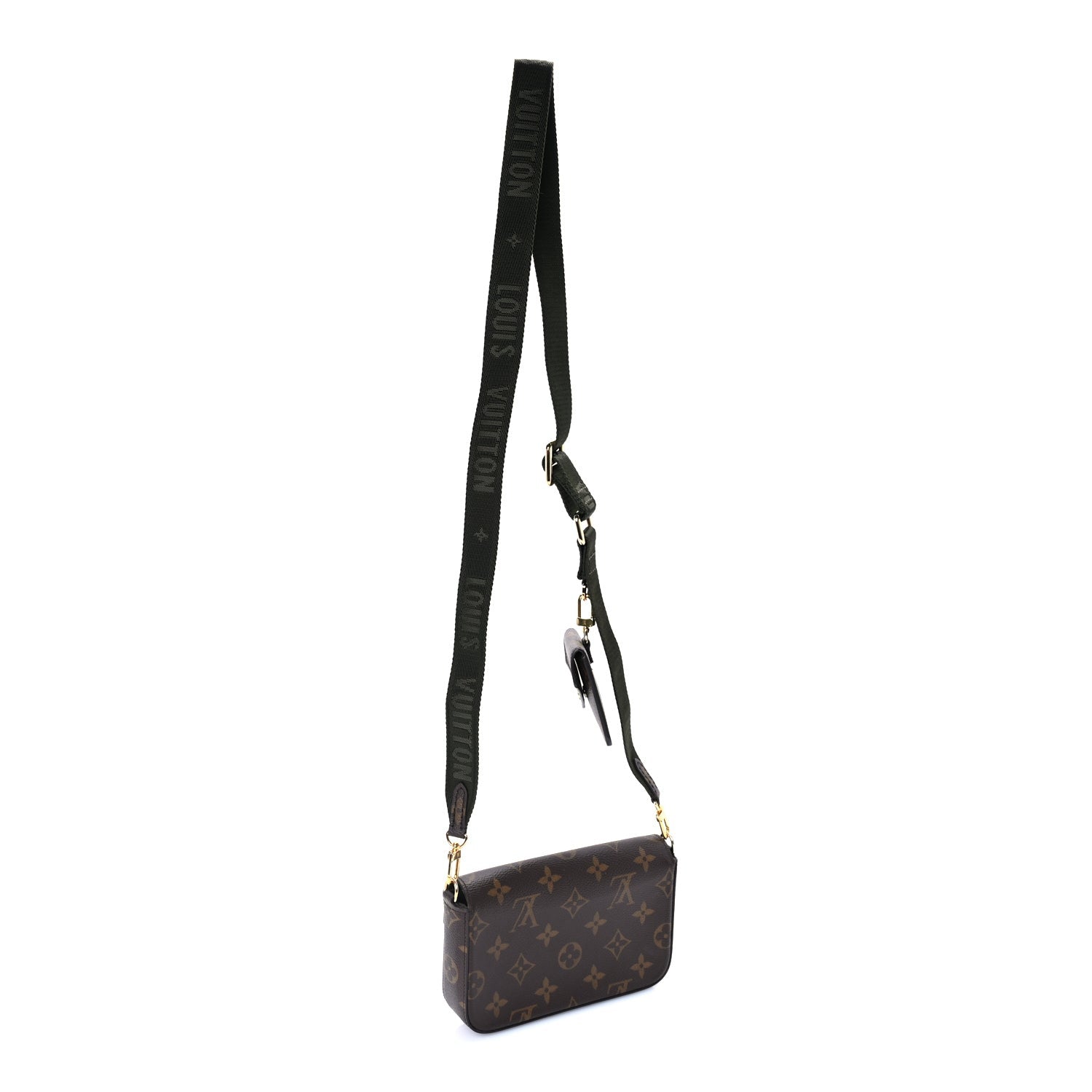 Louis Vuitton Monogram Felicie Strap & Go  Kaki 2 of 8