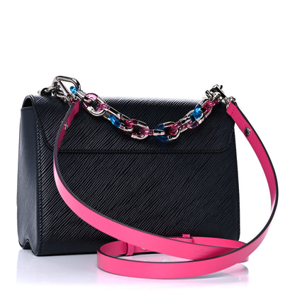 Louis Vuitton Epi Twist Shoulder Bag MM Black Pink 3 of 17