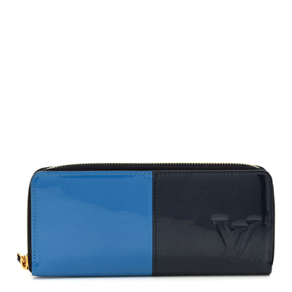 Louis Vuitton Vernis Miroir Clemence Wallet Blue 1 of 10