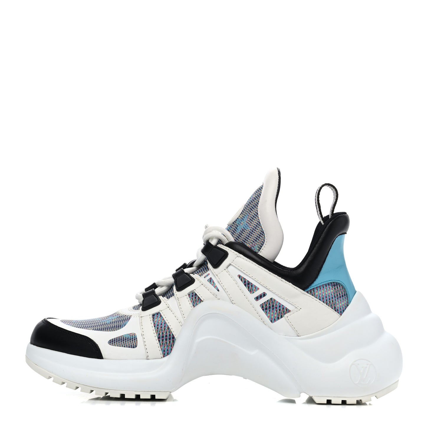 Calfskin Nylon LV Pop Archlight Sneaker 39 Blue