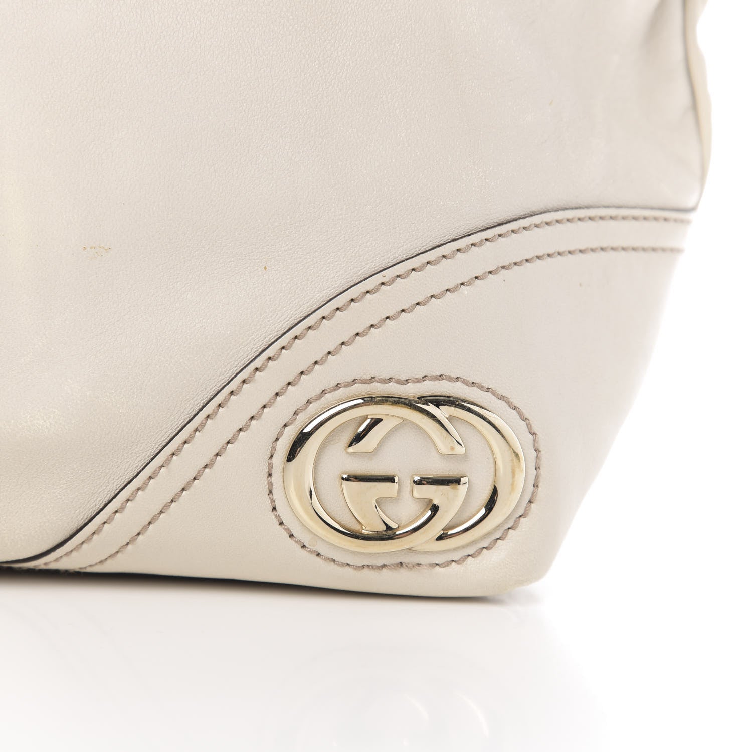 Gucci Calfskin Medium New Britt Tote Off White 12 of 12