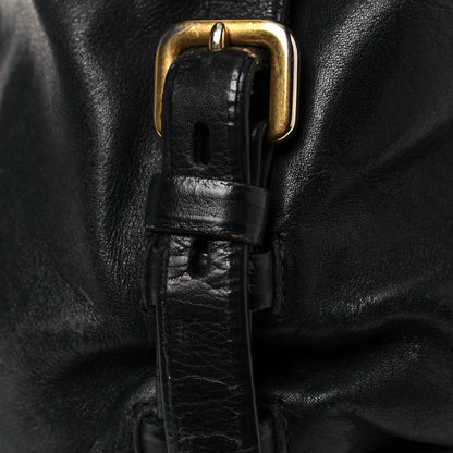 Prada Soft Calfskin Hobo Black 16 of 21