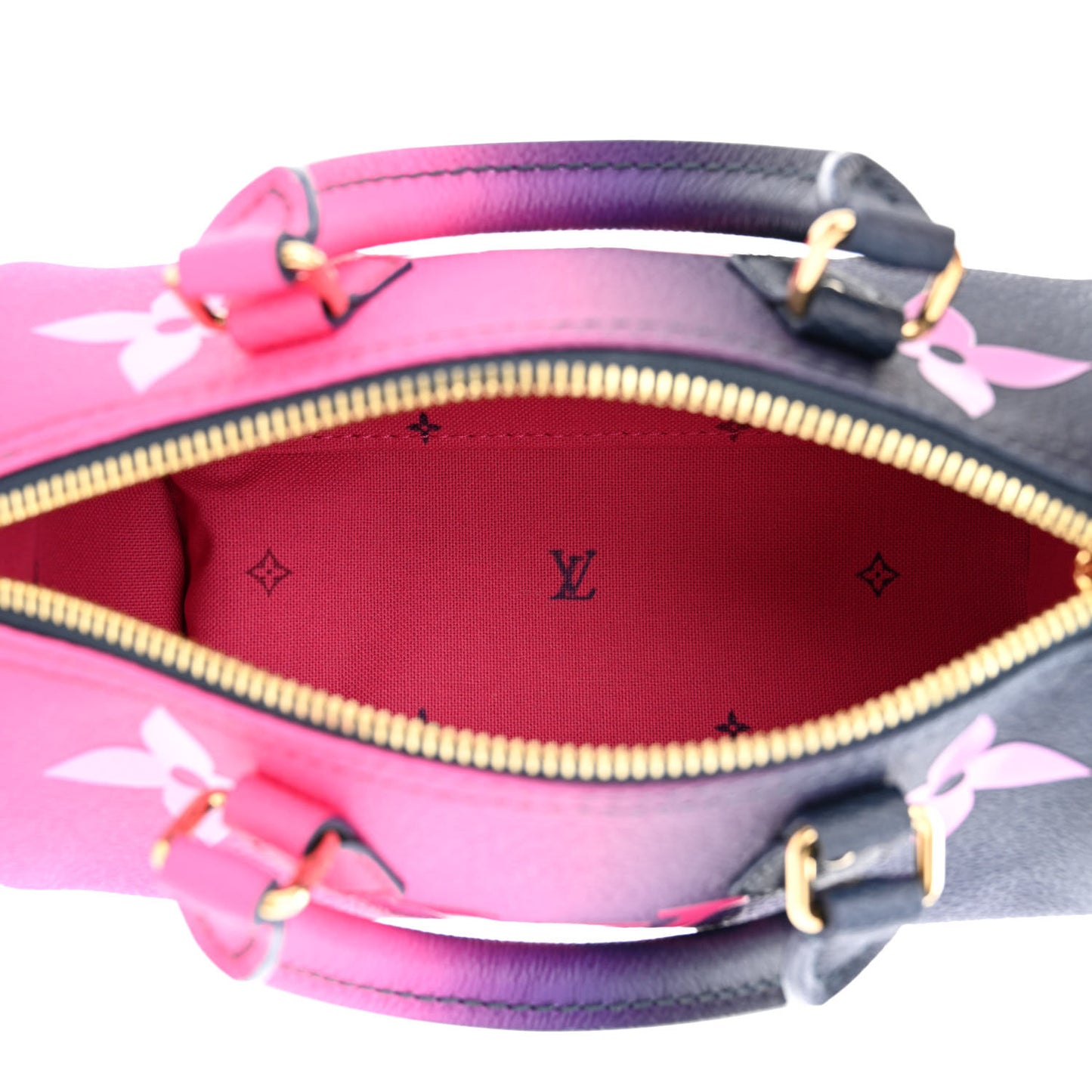 Monogram Giant Spring In The City Papillon BB Midnight Fuchsia