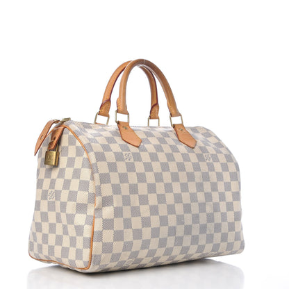Louis Vuitton Damier Azur Speedy 30 3 of 14