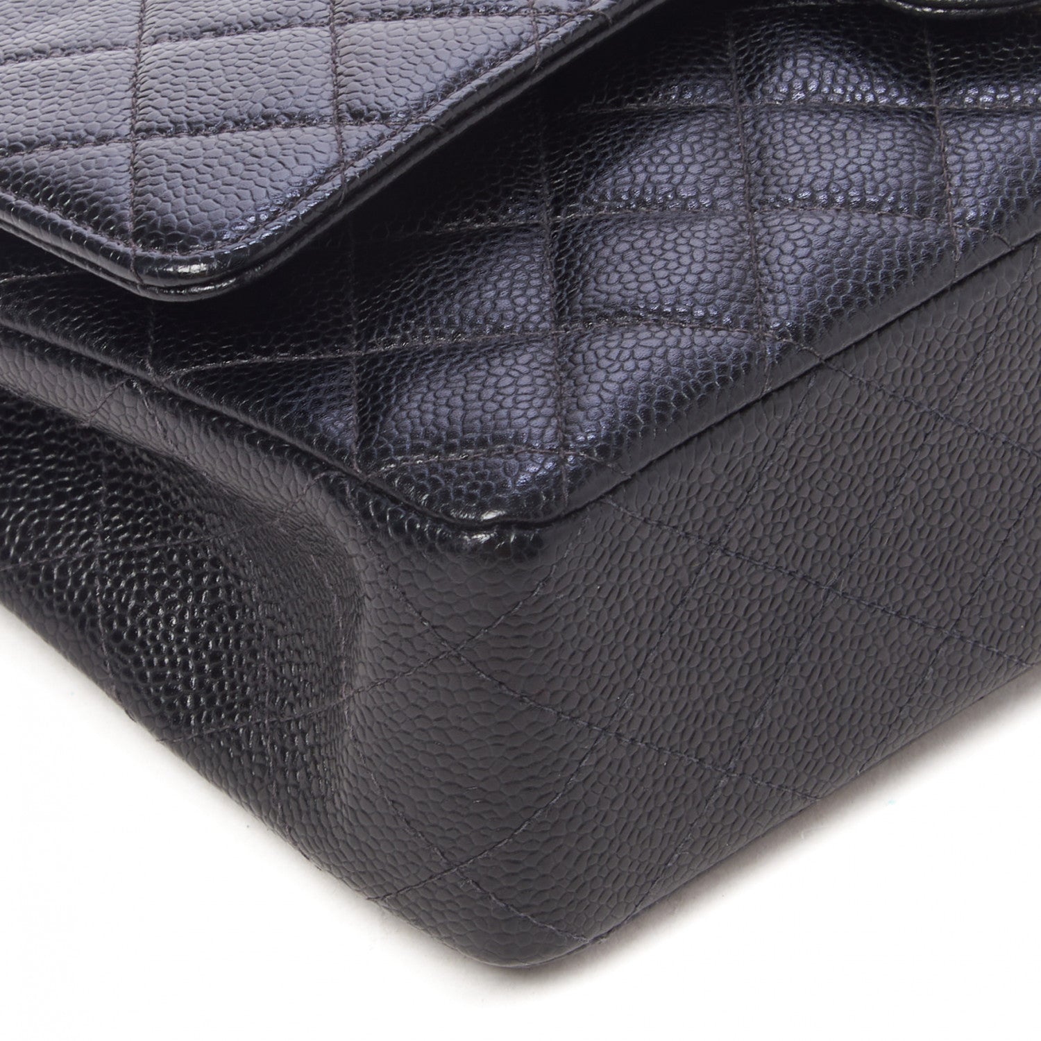 Chanel Caviar Quilted Medium Double Flap Black 5 of 9