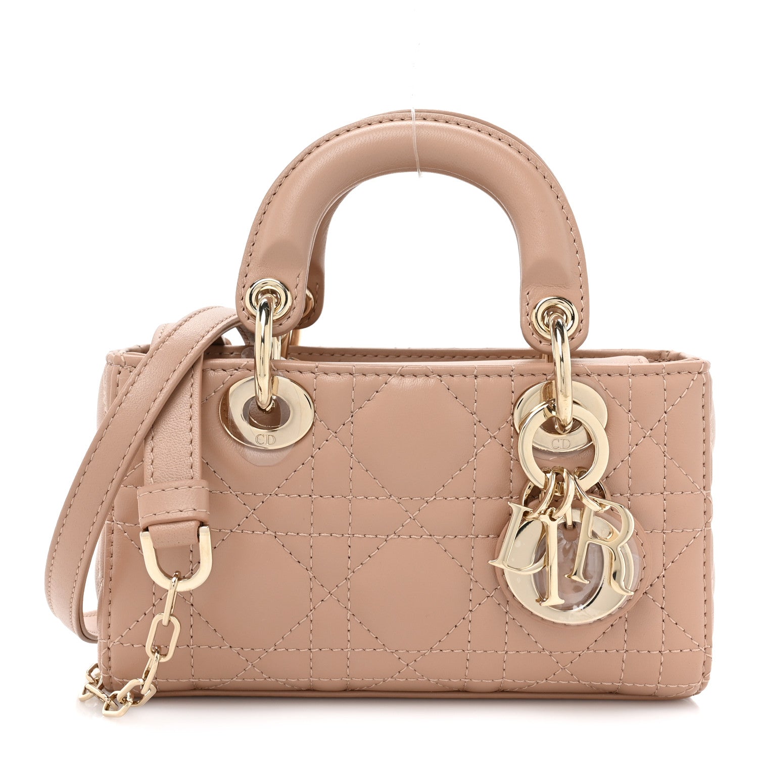 Christian Dior Lambskin Cannage Micro Lady D-Joy 1 of 9