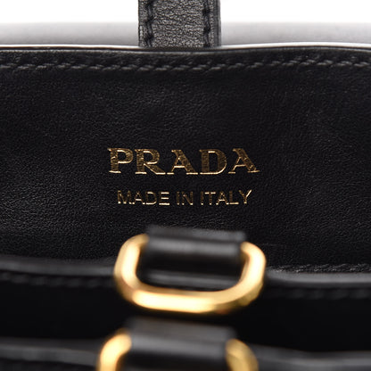 Prada Saffiano Cuir Calf Corsaire Bag Black 5 of 9