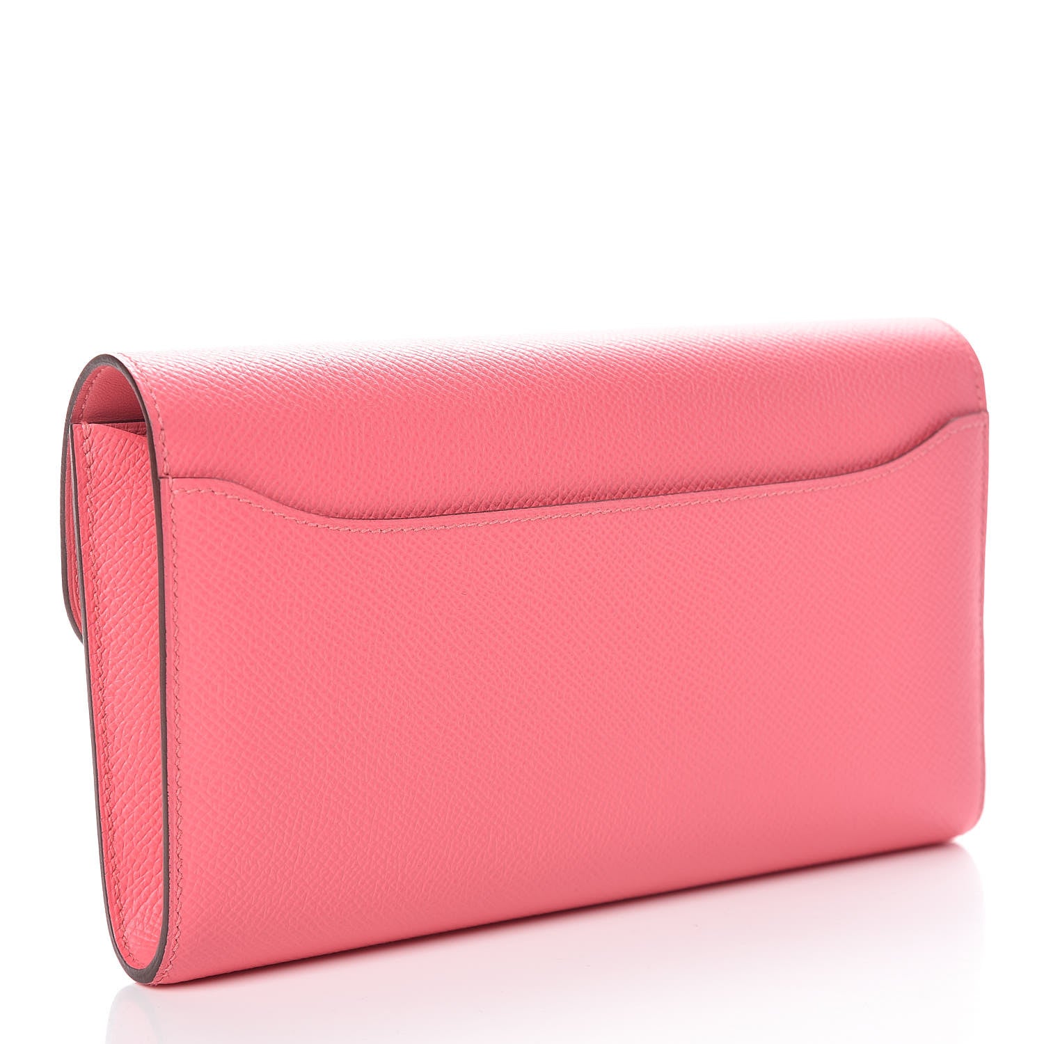 Hermes Epsom Constance Long Wallet Rose Azalee 3 of 11