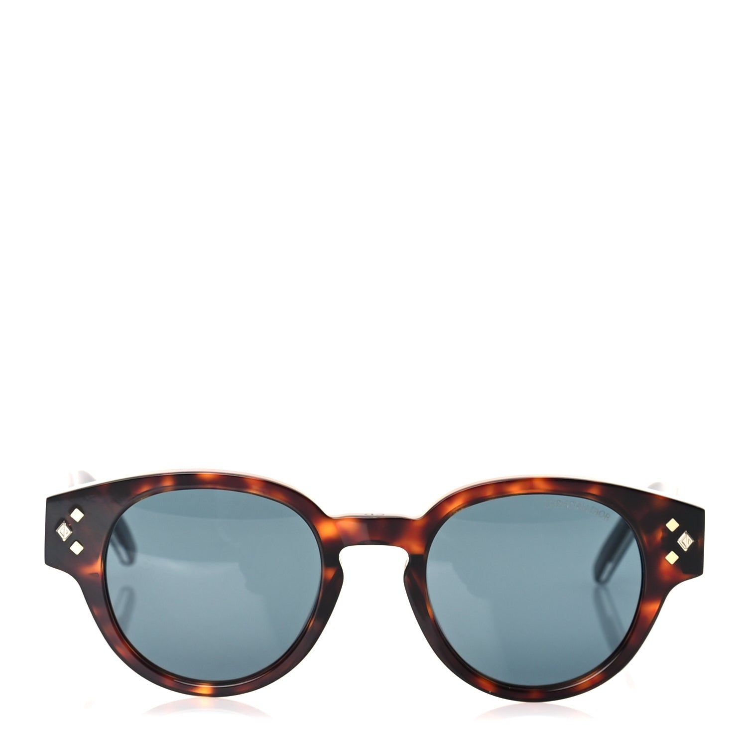 Christian Dior Acetate Rectangular CD Diamond R2I Sunglasses  Tortoise 2 of 7