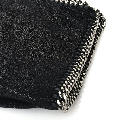 Stella McCartney Shaggy Deer Falabella Fold Over Clutch Black 8 of 8