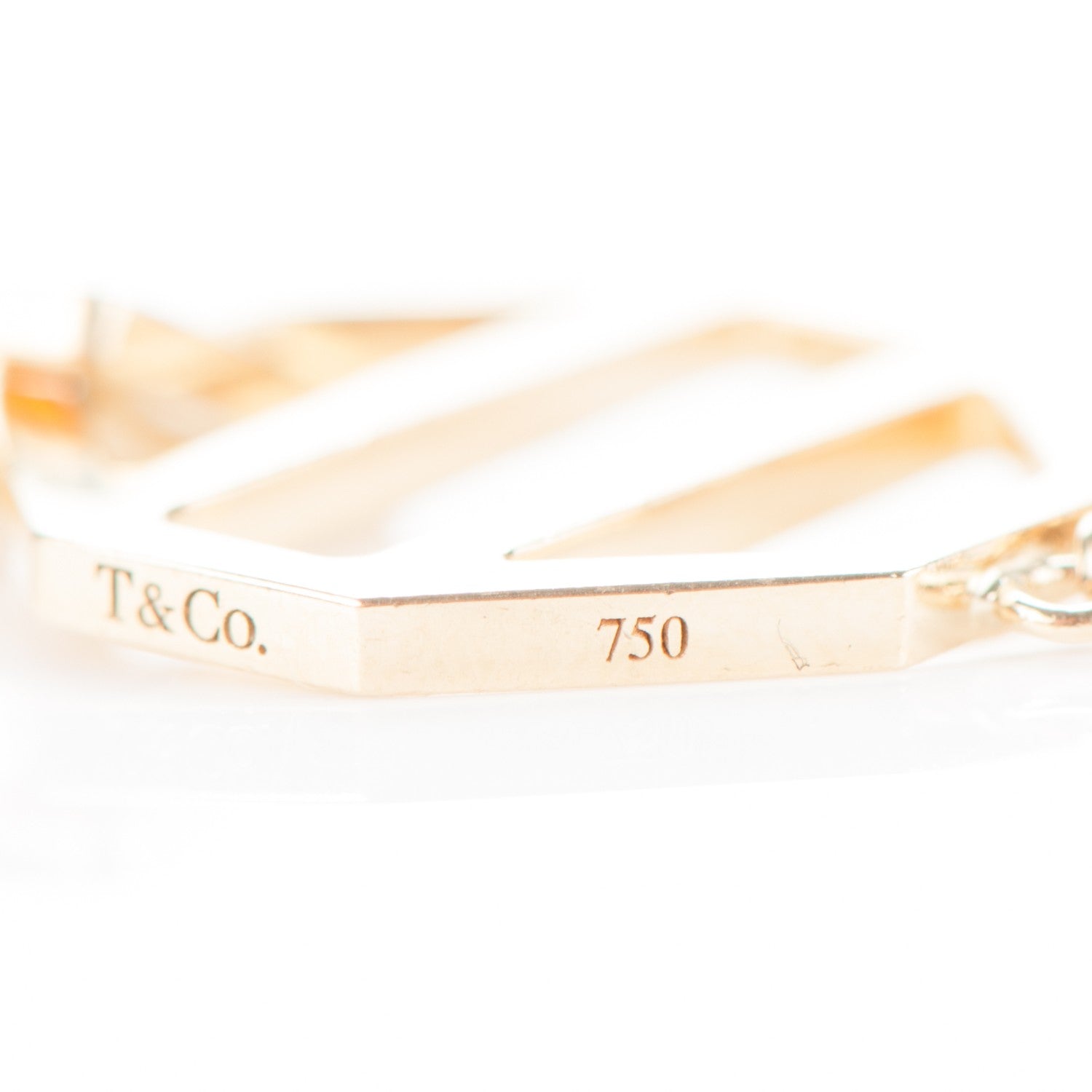 Tiffany 18K Yellow Gold Medium Zellige Link Bracelet 6 of 7