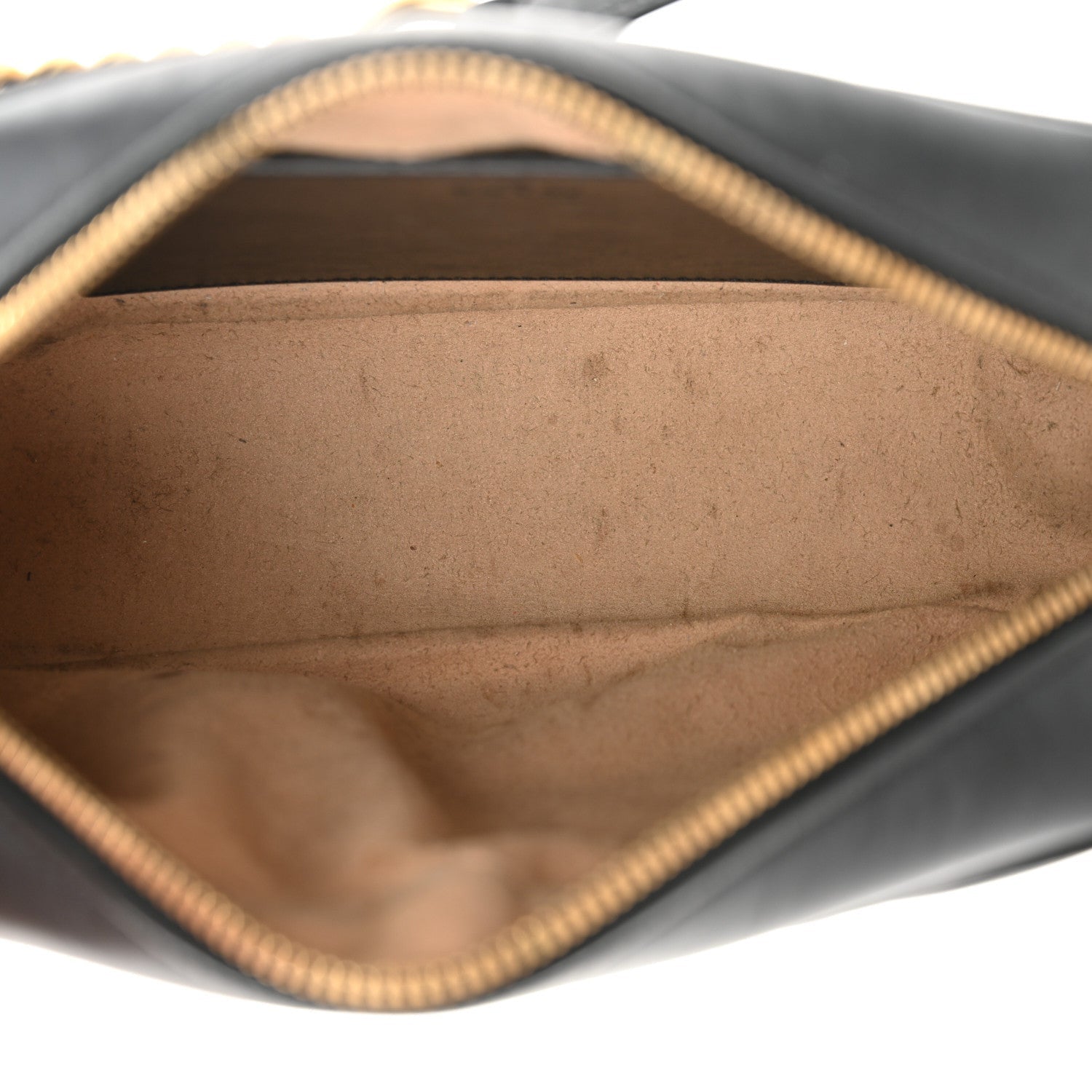 Gucci Calfskin Matelasse Small GG Marmont Chain Shoulder Bag Black 5 of 7