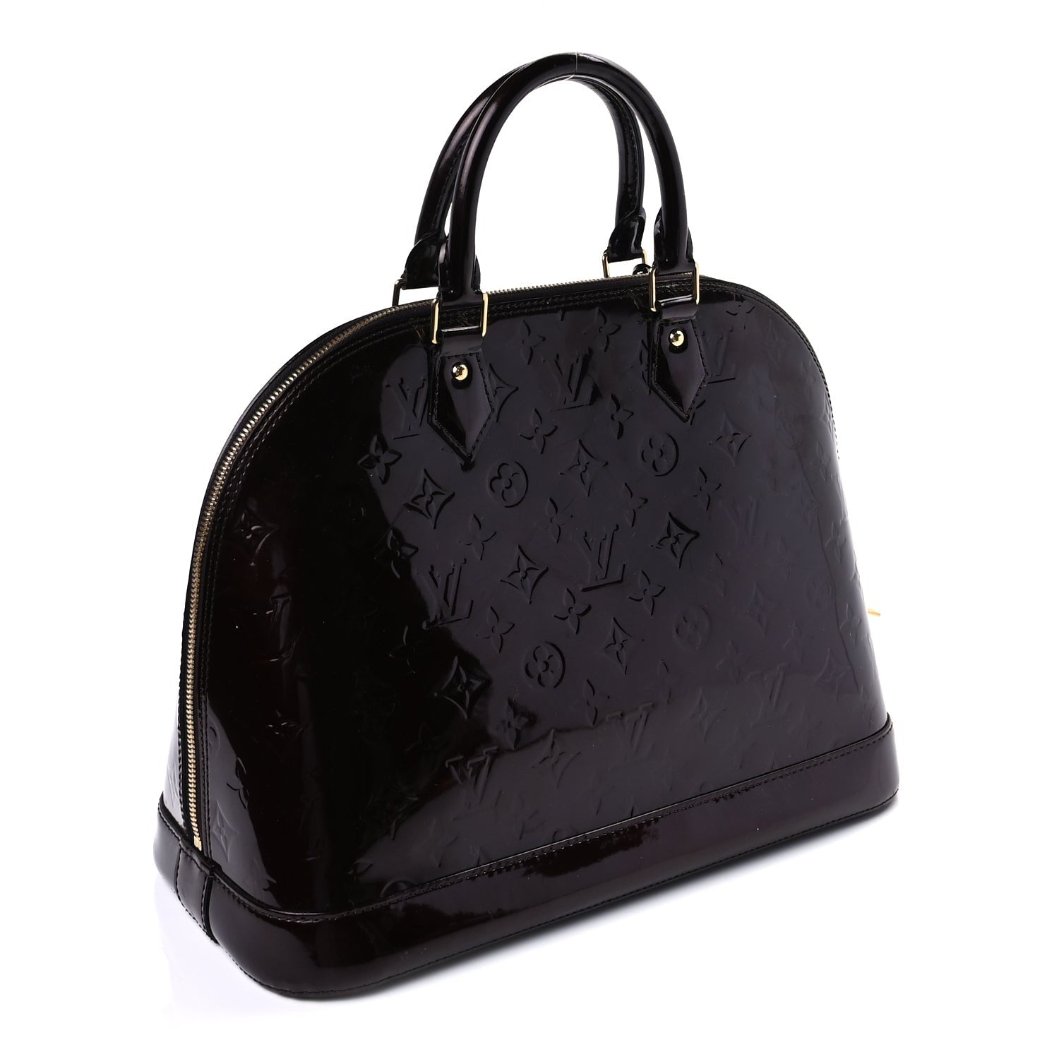 Louis Vuitton Vernis Alma MM   Amarante 2 of 7