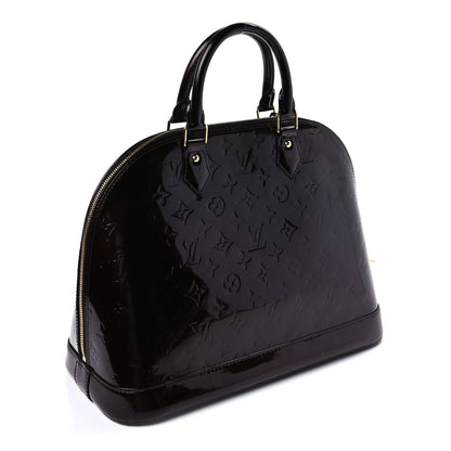 Louis Vuitton Vernis Alma MM   Amarante 2 of 7