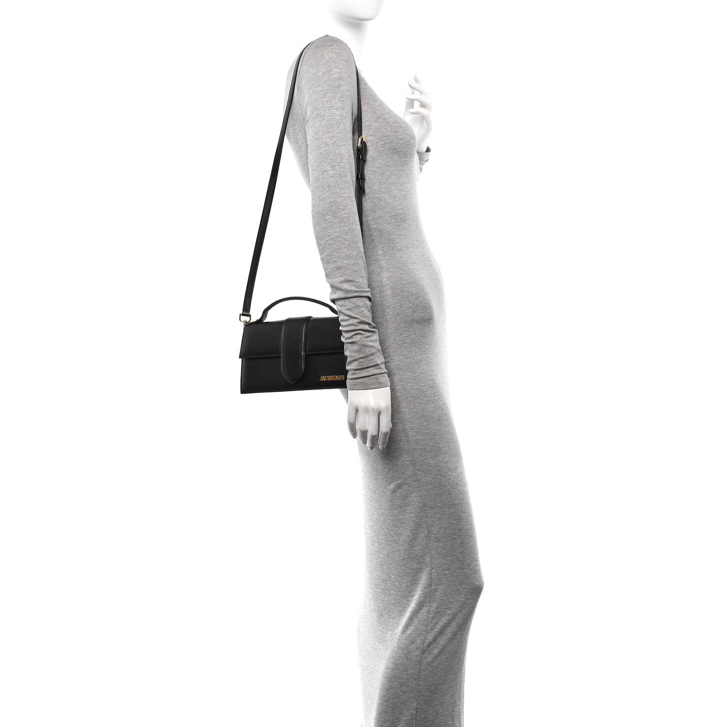 Jacquemus Smooth Calfskin Le Grand Bambino Black 2 of 7