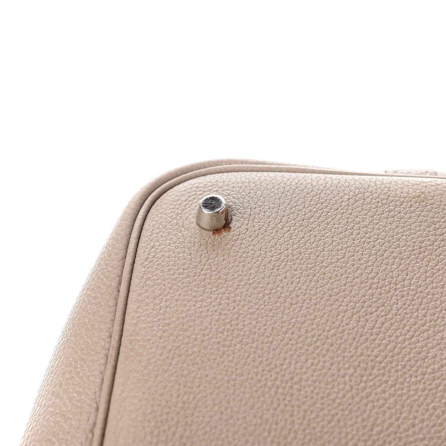 Hermes Taurillon Clemence Picotin Lock 22 MM Gris Asphalte 9 of 12