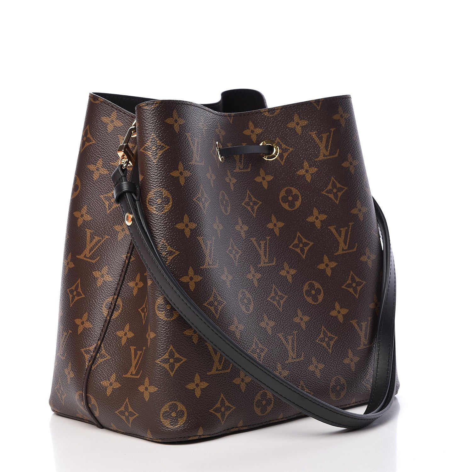 Louis Vuitton Monogram Neonoe MM Black 3 of 10