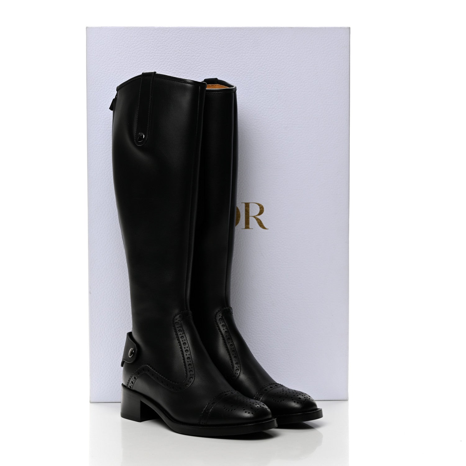 Christian Dior Calfskin D-Folk Boot 36 Black 9 of 9