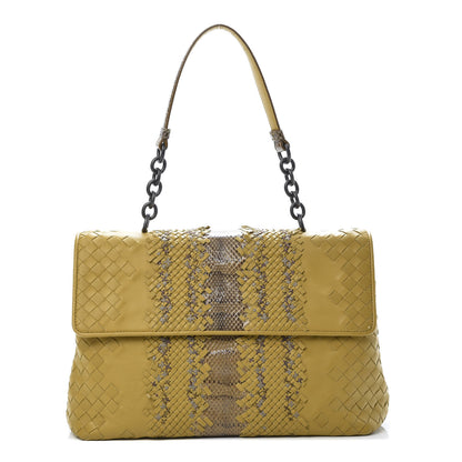 Bottega Veneta Nappa Ayers Intrecciato Top Handle Bag Moutarde 1 of 12