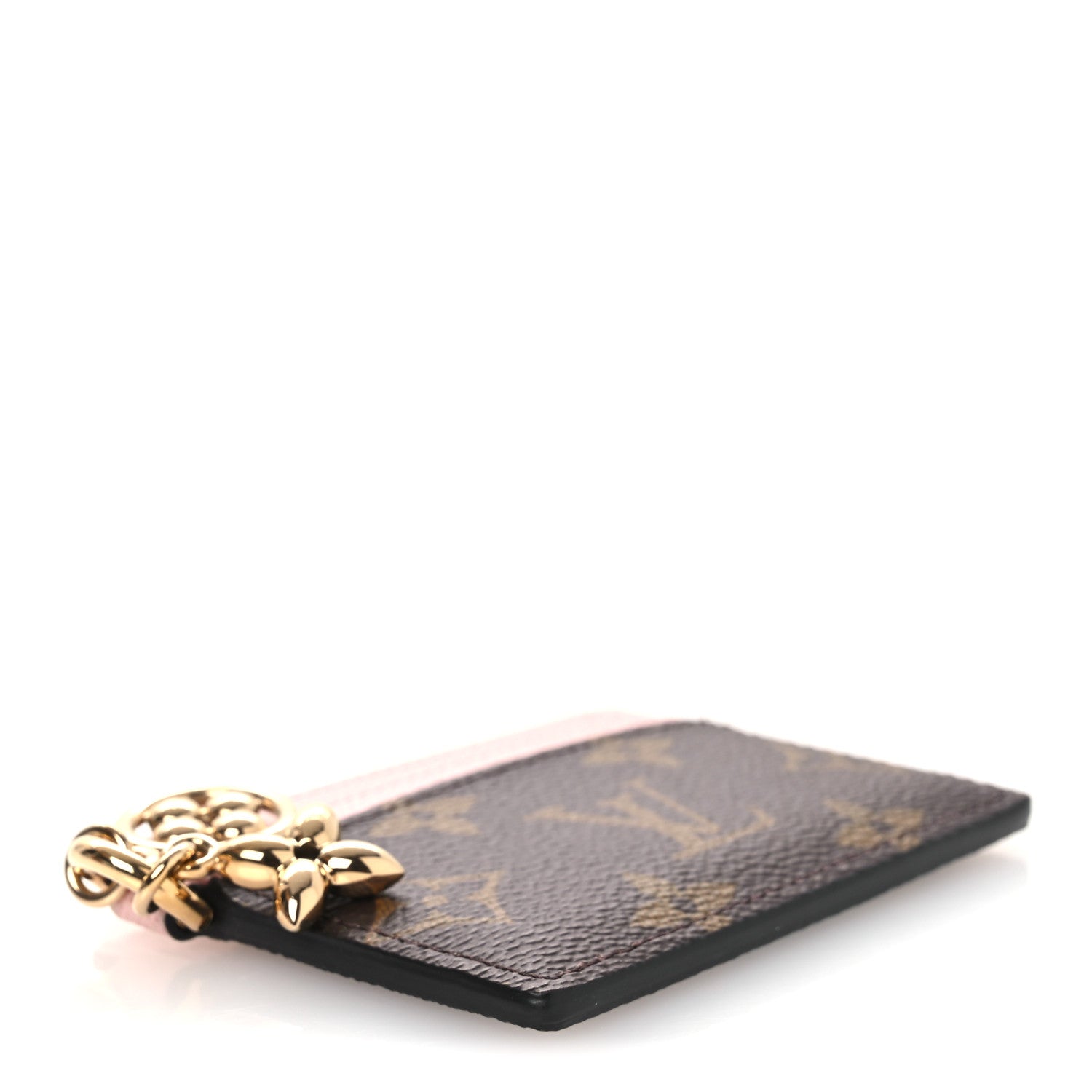 Louis Vuitton Monogram LV Charms Card Holder Rose Ballerine 4 of 7