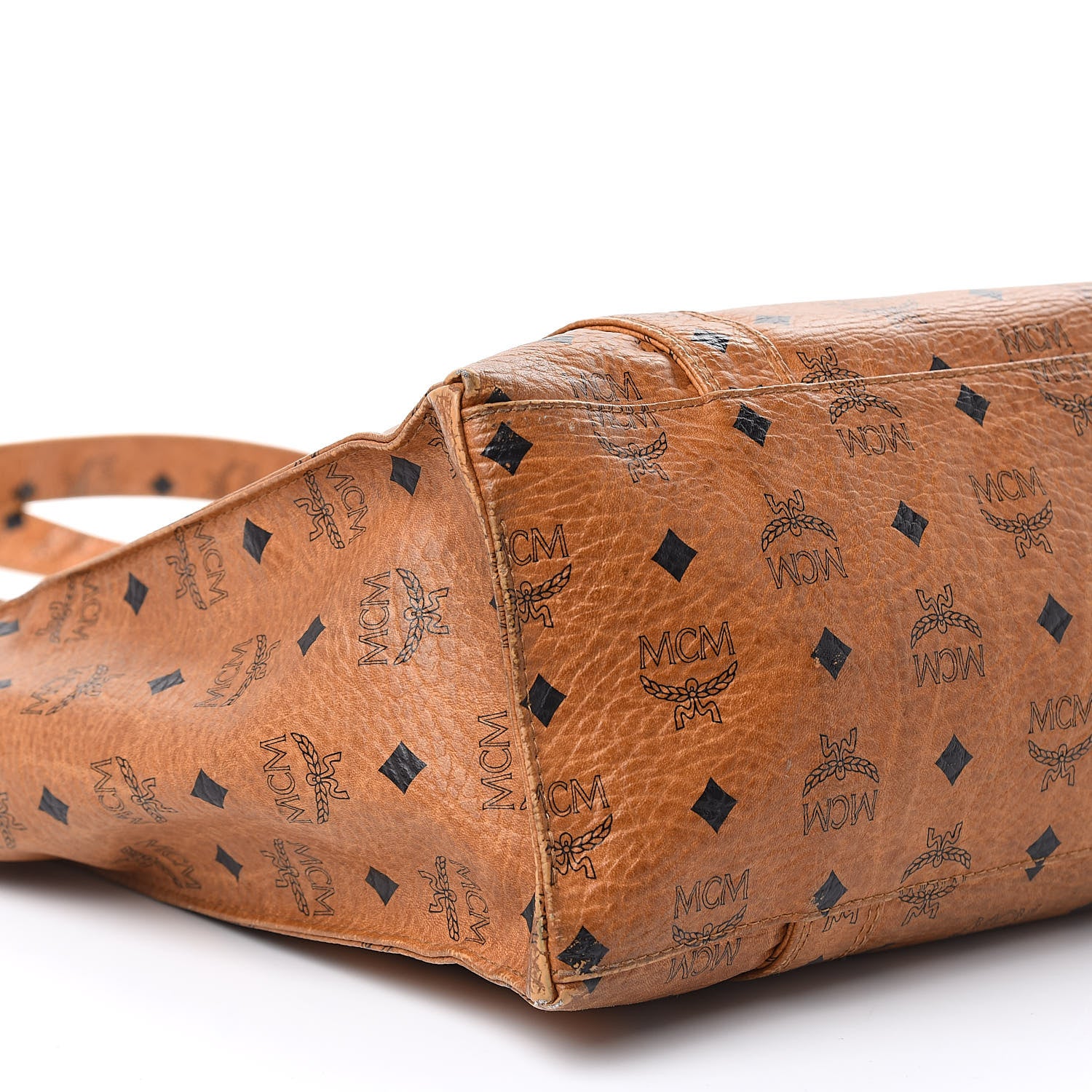 MCM Visetos Shoulder Bag Cognac 6 of 16