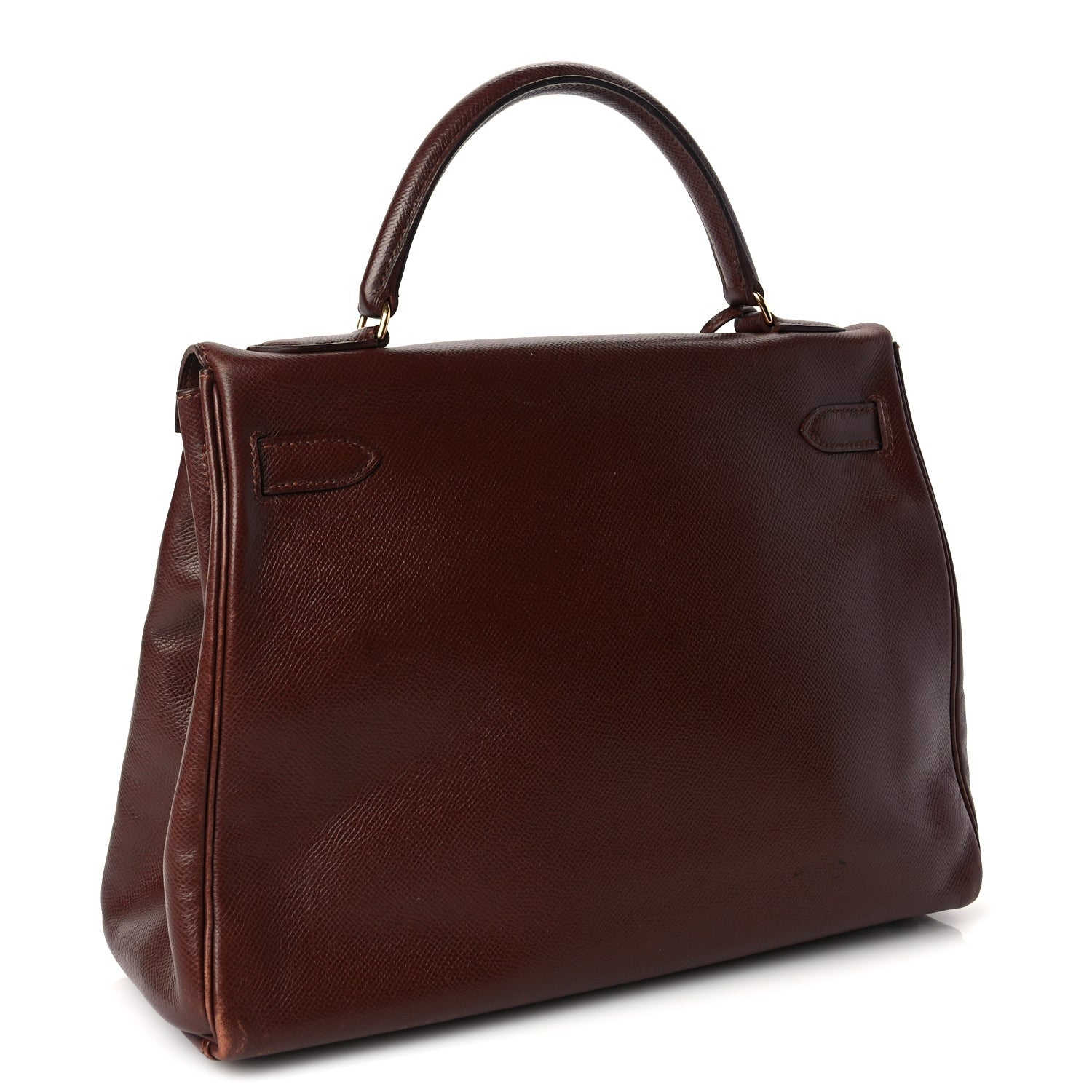 Hermes Courchevel Kelly Retourne 32 Chocolate 2 of 13