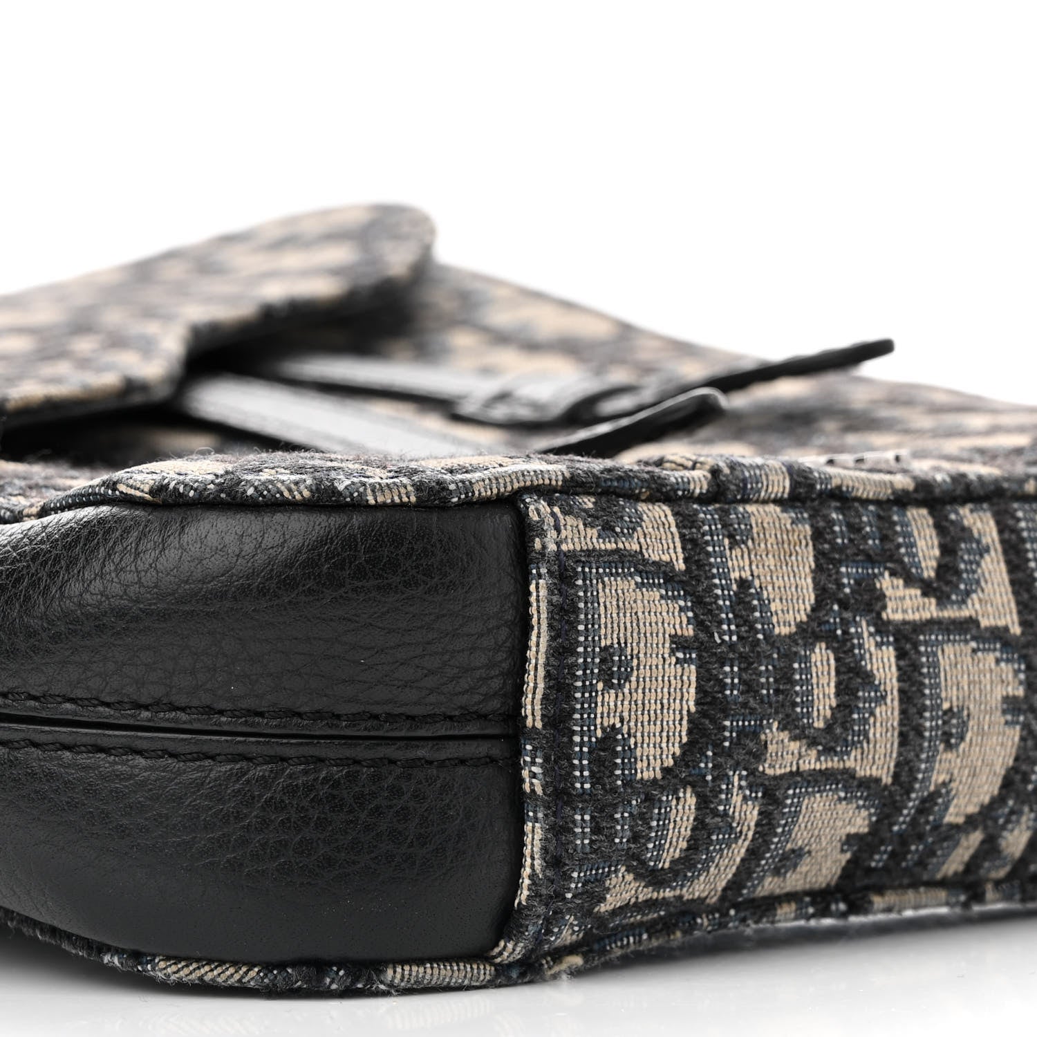 Christian Dior Oblique Saddle Pouch Blue 9 of 11