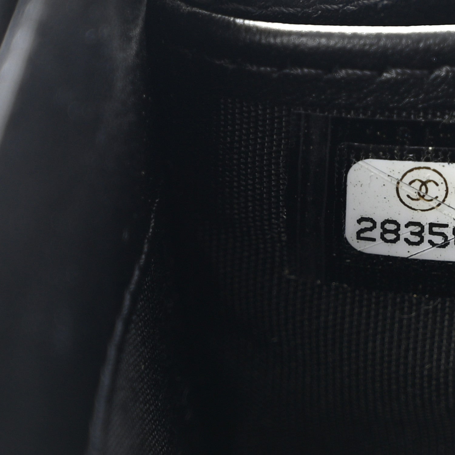 Chanel Caviar Studded Deauville Large Zip Around Wallet Black 8 of 10