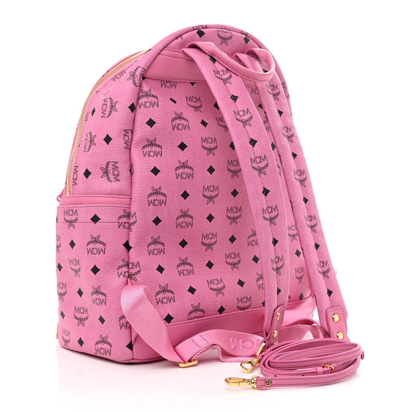 Visetos Studded Medium Dual Stark Backpack Pink