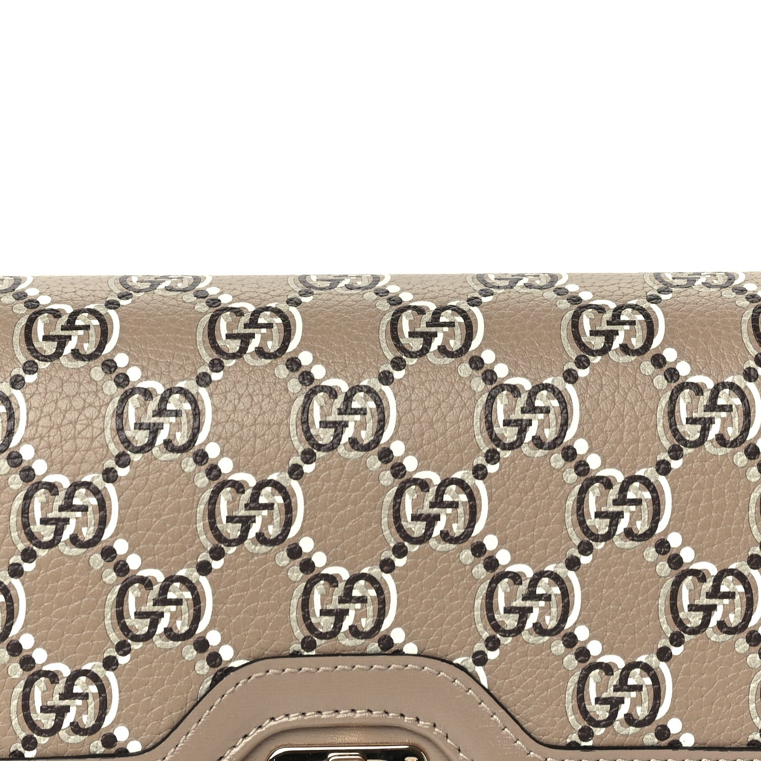 Gucci GG Shadow Monogram Small Luce Shoulder Bag  Beige 6 of 8