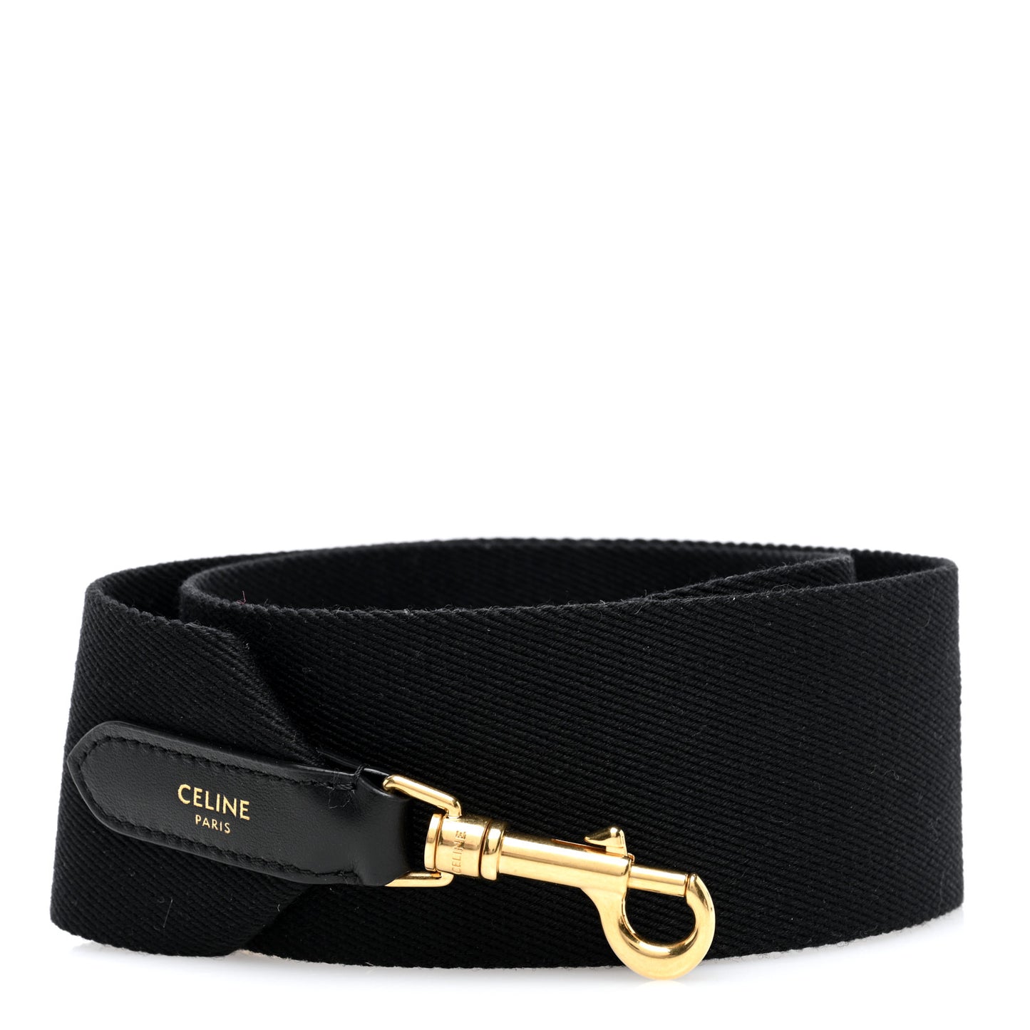 Jacquard Wool Logo Short Strap Black Beige