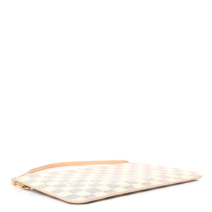 Louis Vuitton Damier Azur Neverfull MM GM Pochette 2 of 4