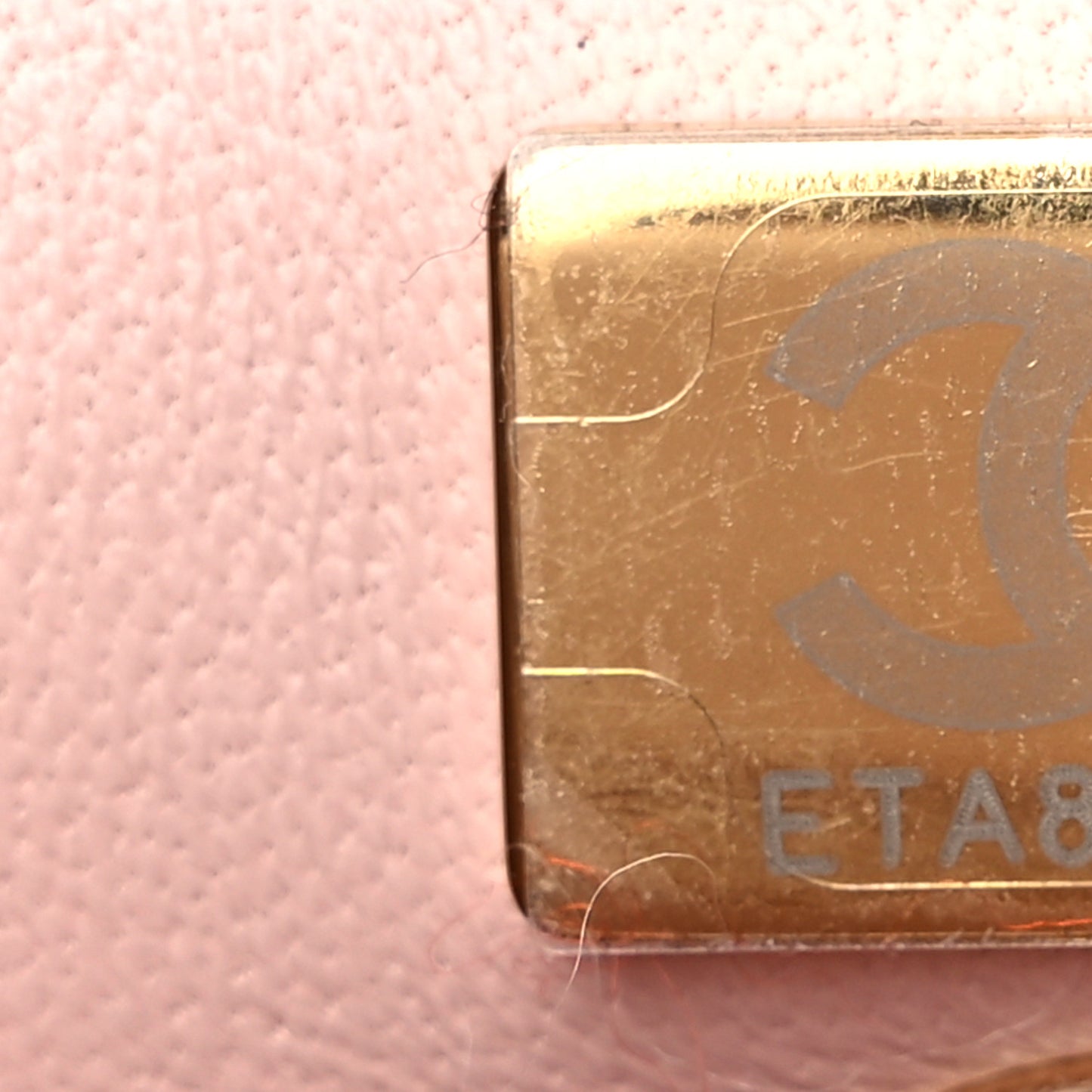 Caviar Quilted Mini Coco Handle Flap Light Pink