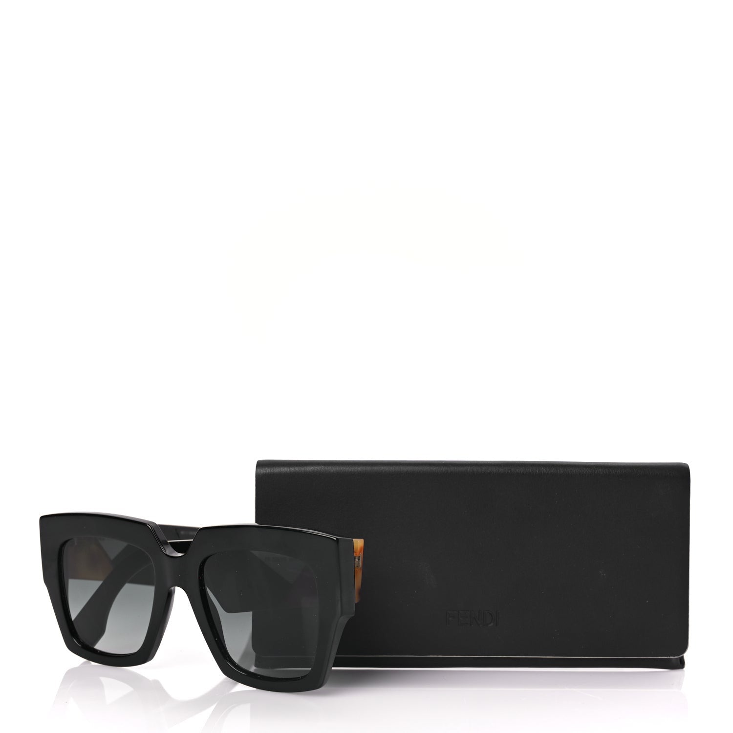 Fendi Facets Square Sunglasses FF 0263/S Black 7 of 7