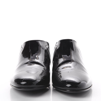 Saint Laurent Patent Ankle Boots 40 Black 2 of 9