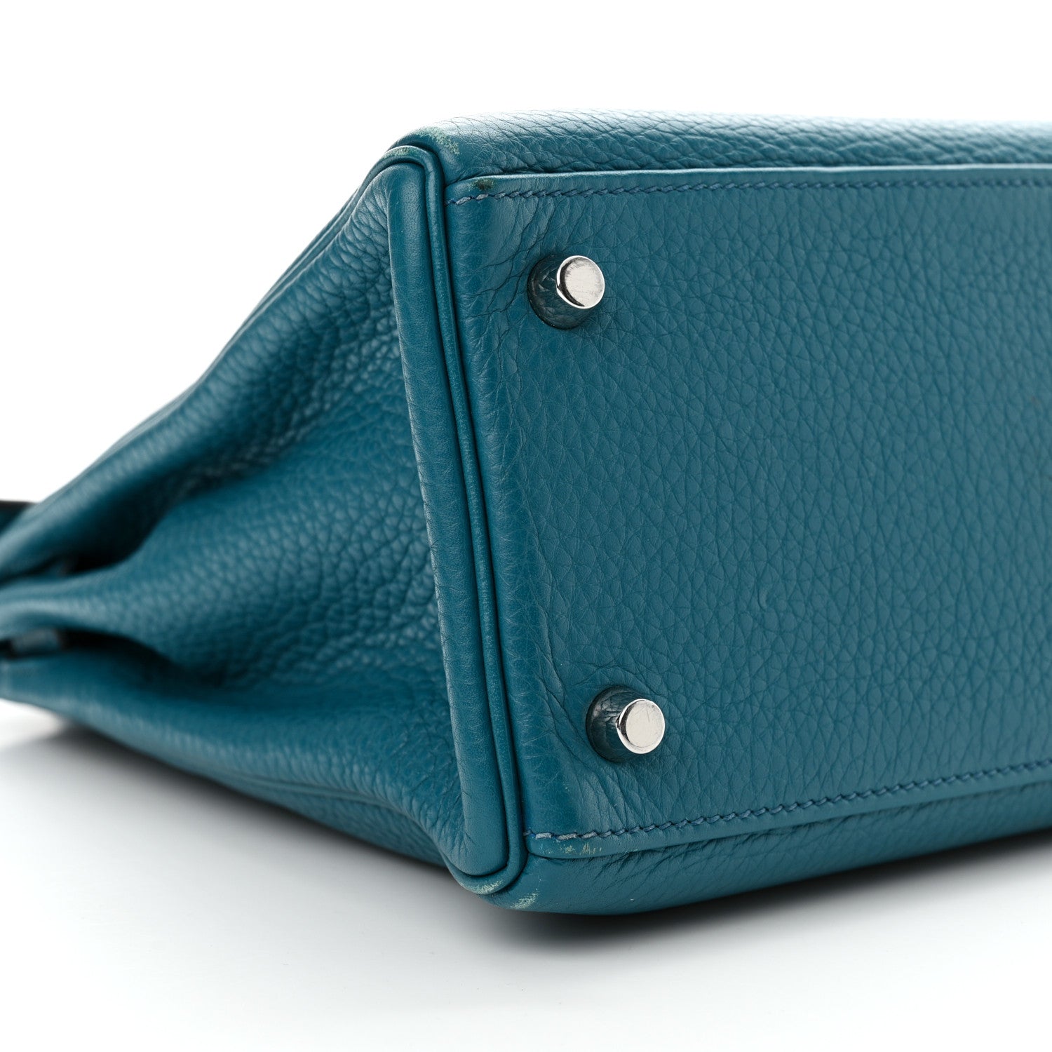 Hermes Taurillon Clemence Kelly Retourne 28 Bleu Izmir 10 of 18