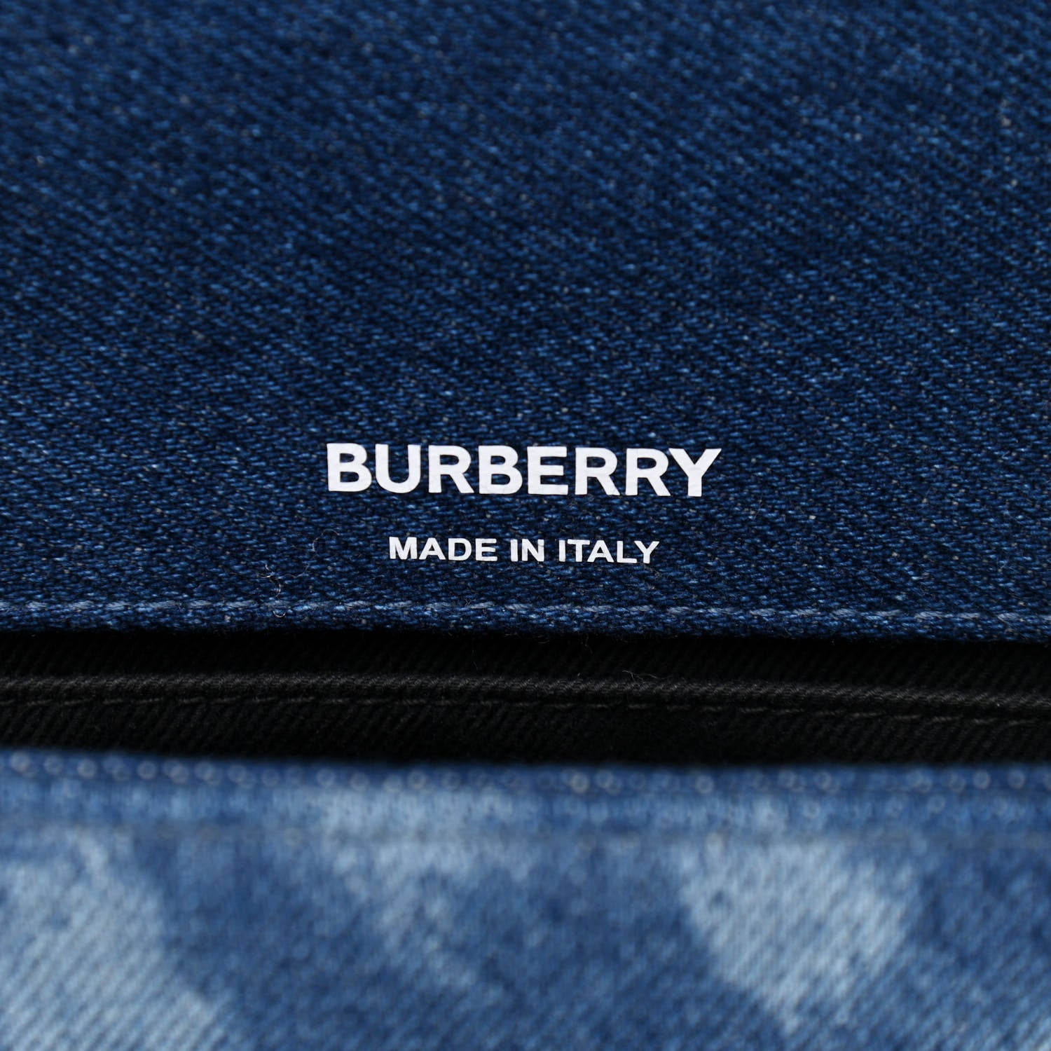 Burberry Denim Quilted Small Lola Bag Blue 8 of 10