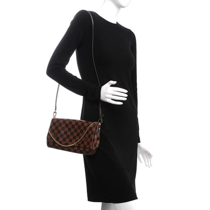 Louis Vuitton Damier Ebene Favorite MM 2 of 9