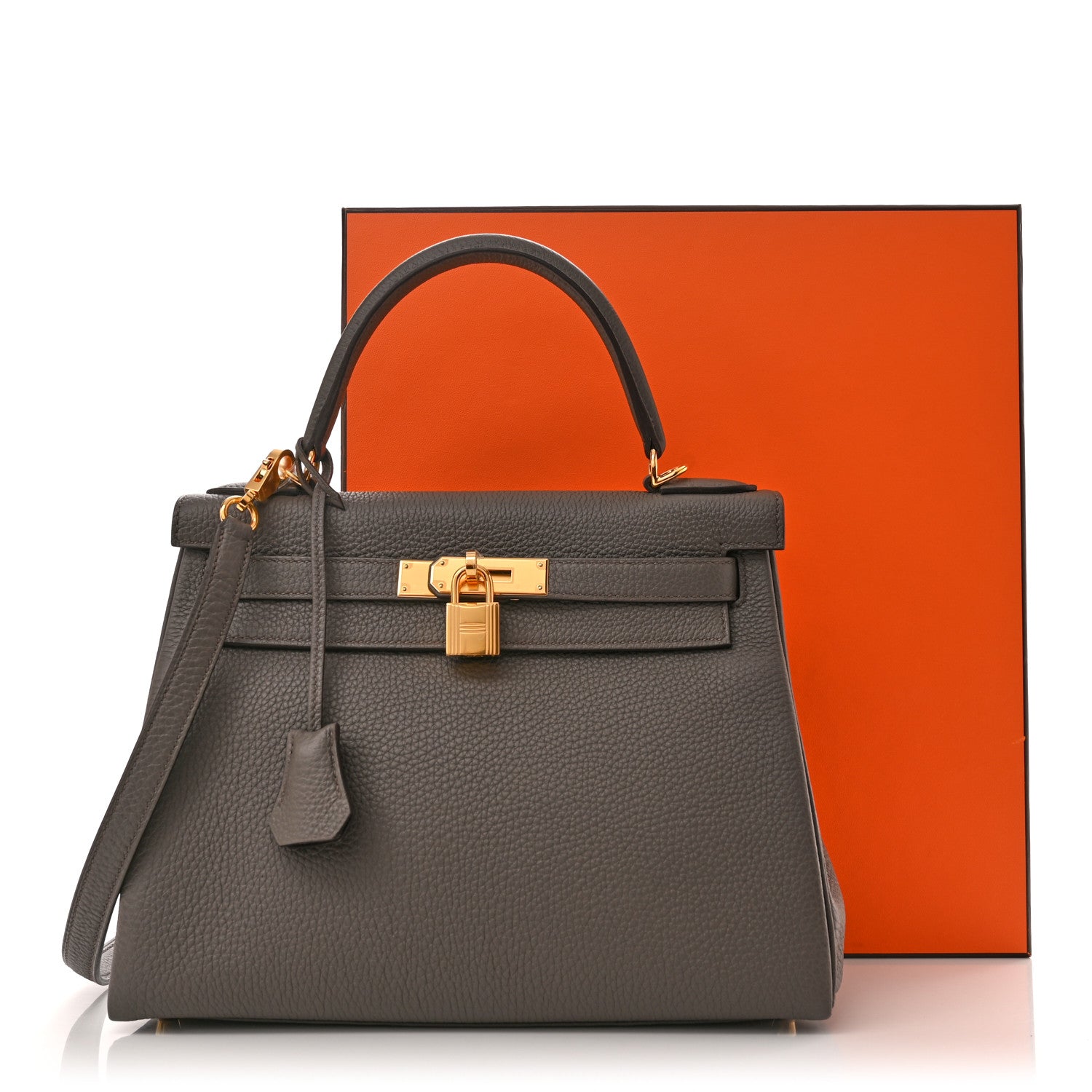 Hermes Togo Kelly Retourne 28 Etain 11 of 11