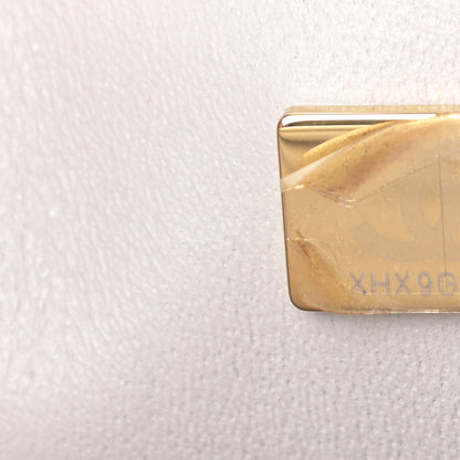 Chanel Lambskin Quilted Mini Top Handle Rectangular Flap Grey 7 of 12