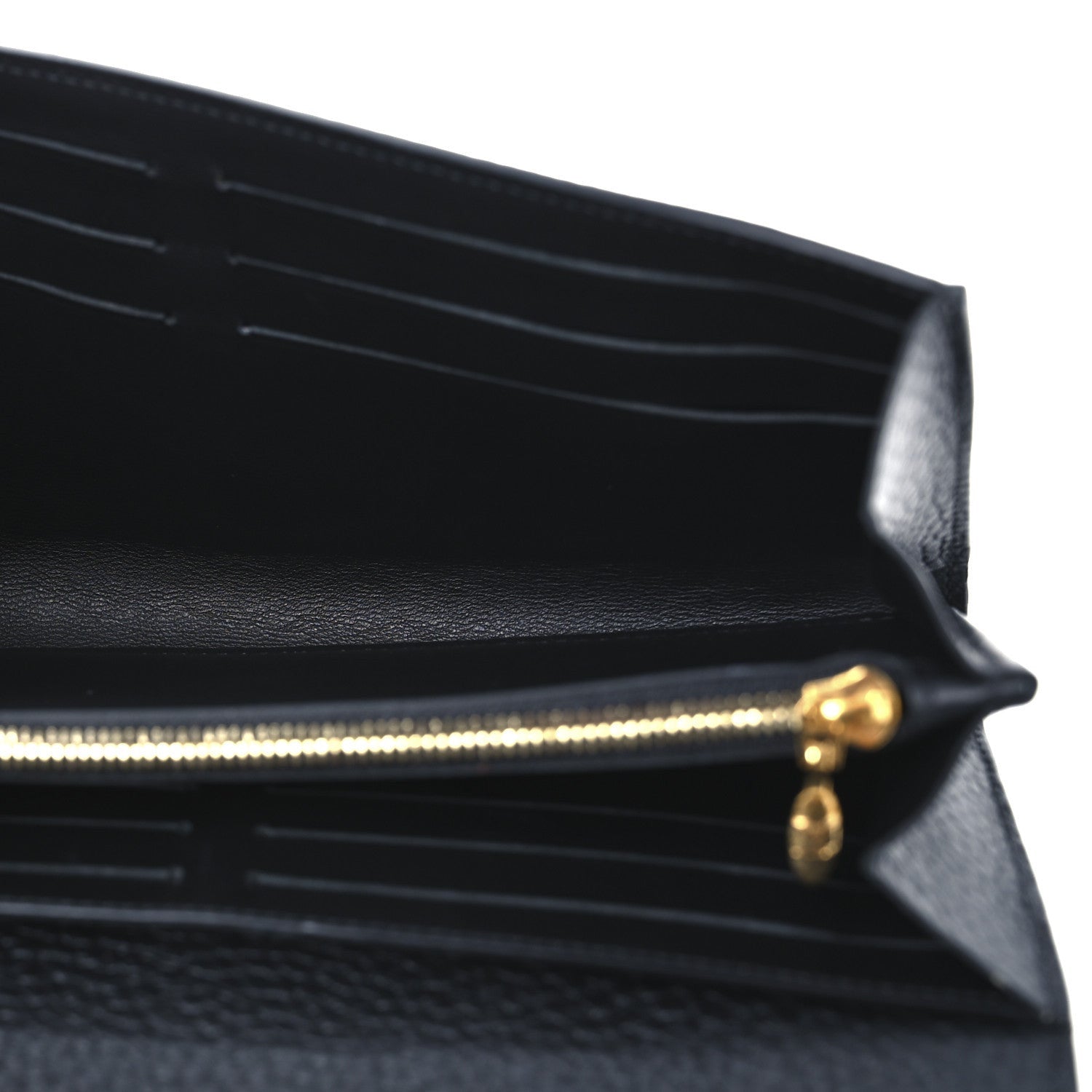 Louis Vuitton Taurillon Embellished Capucines Long Wallet Black 5 of 7