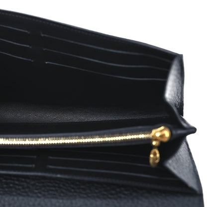 Louis Vuitton Taurillon Embellished Capucines Long Wallet Black 5 of 7