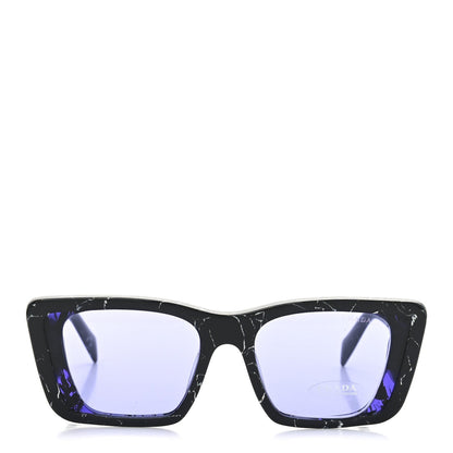 Prada Acetate Symbole Sunglasses SPR 08Y Havana Black White 2 of 7