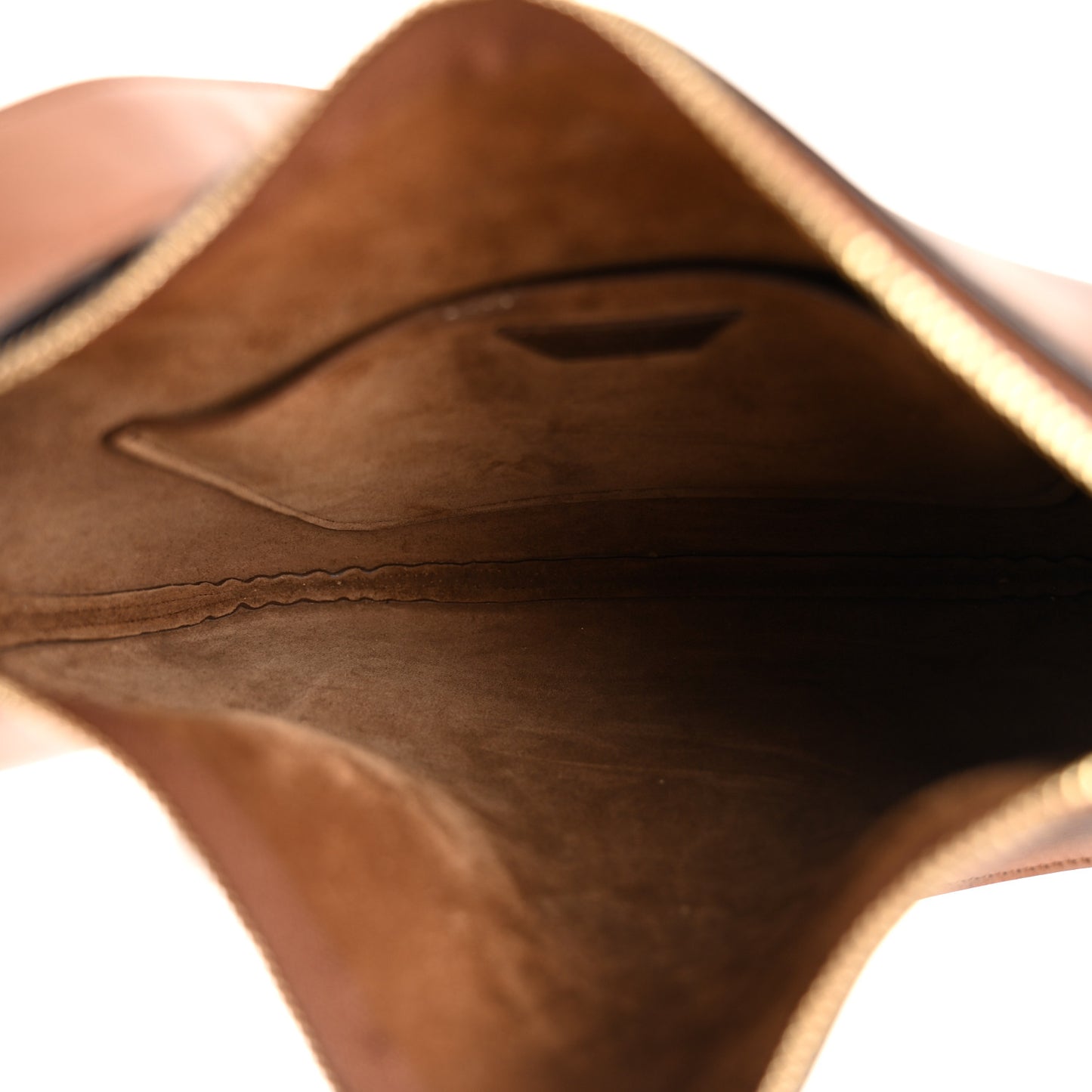 Smooth Calfskin Medium Saddle Bag Tan