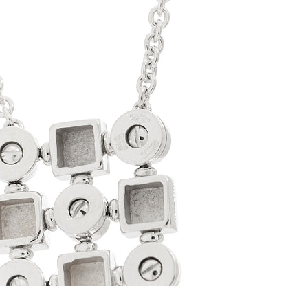 Bulgari 18K White Gold Diamond Lucea Necklace 6 of 6