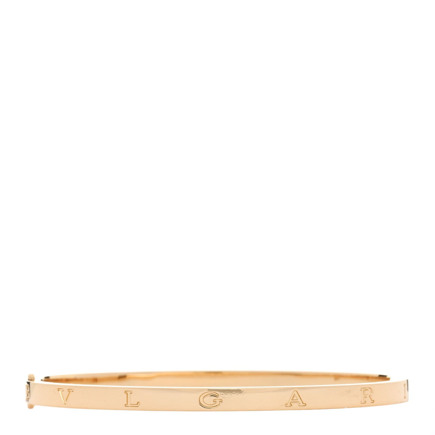 Bulgari 18K Yellow Gold B.Zero1 Cuff Bracelet M 2 of 4